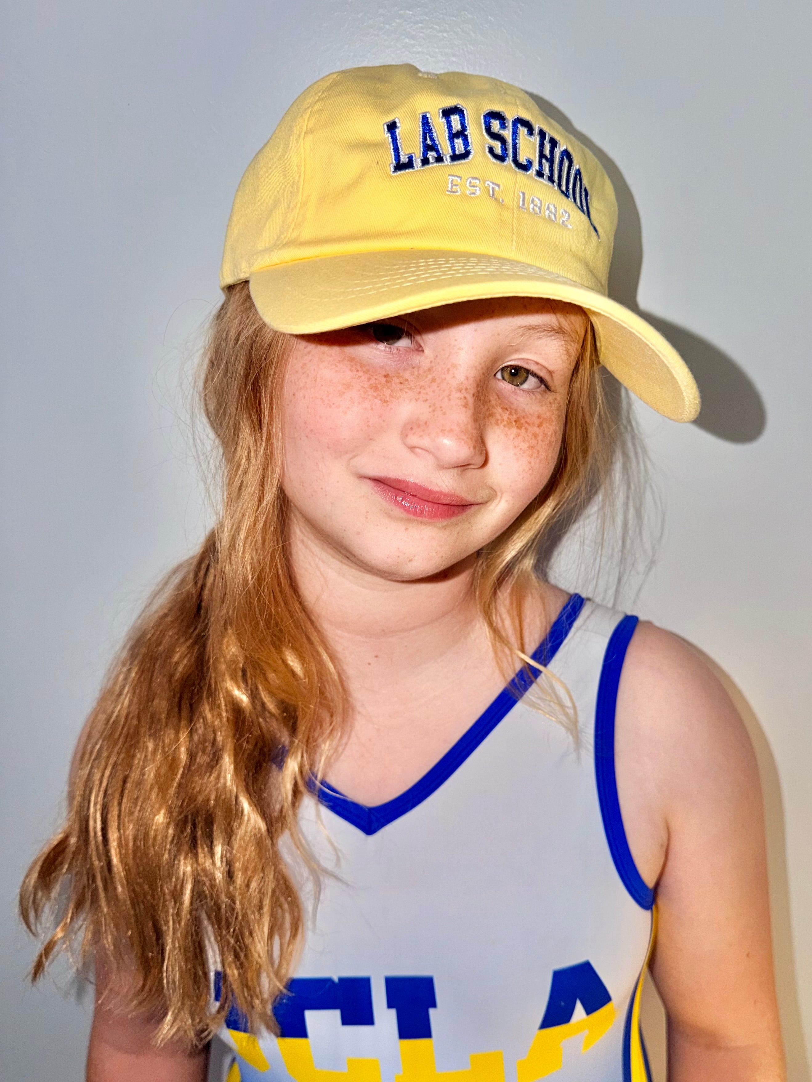 Slouch hat Yellow/Blue