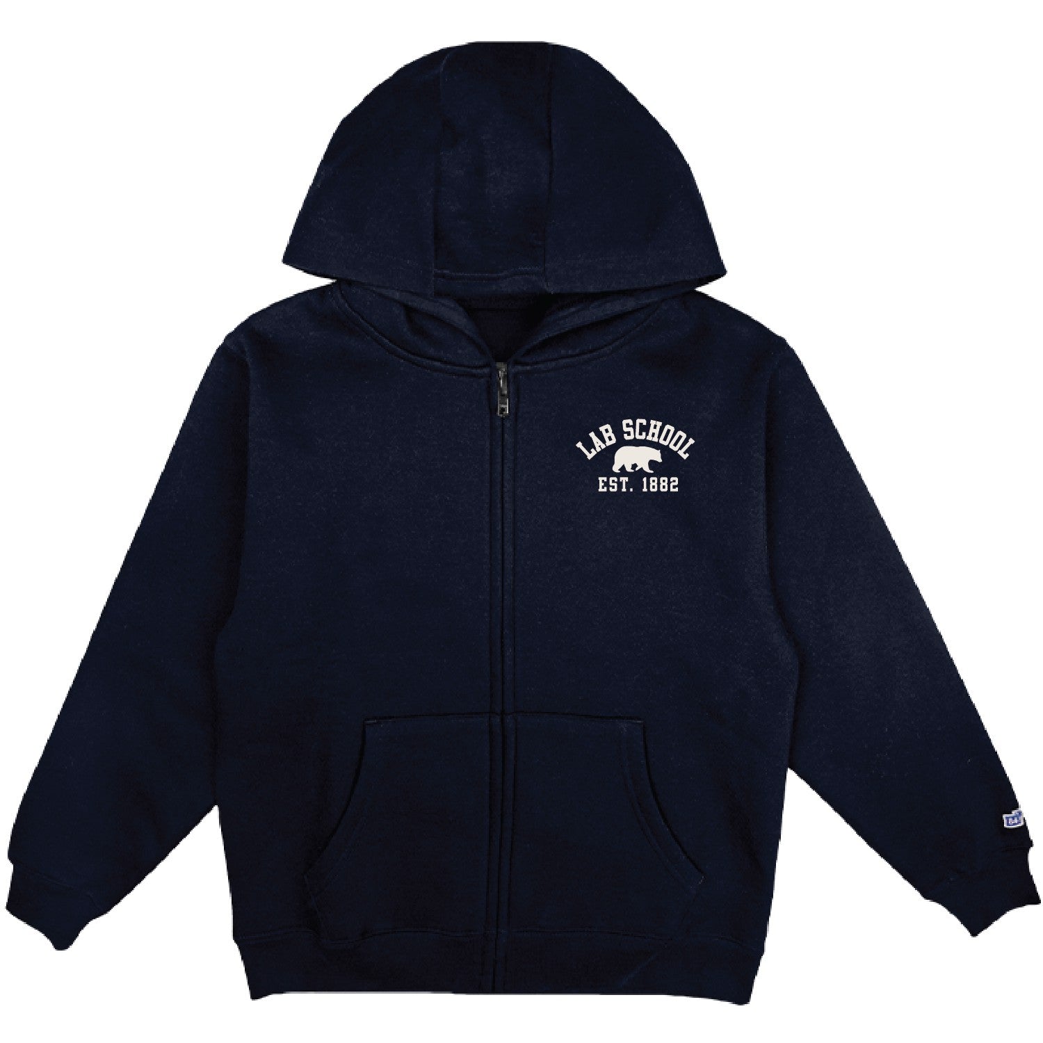 Youth Lab School Full Zip, Redwood Bear