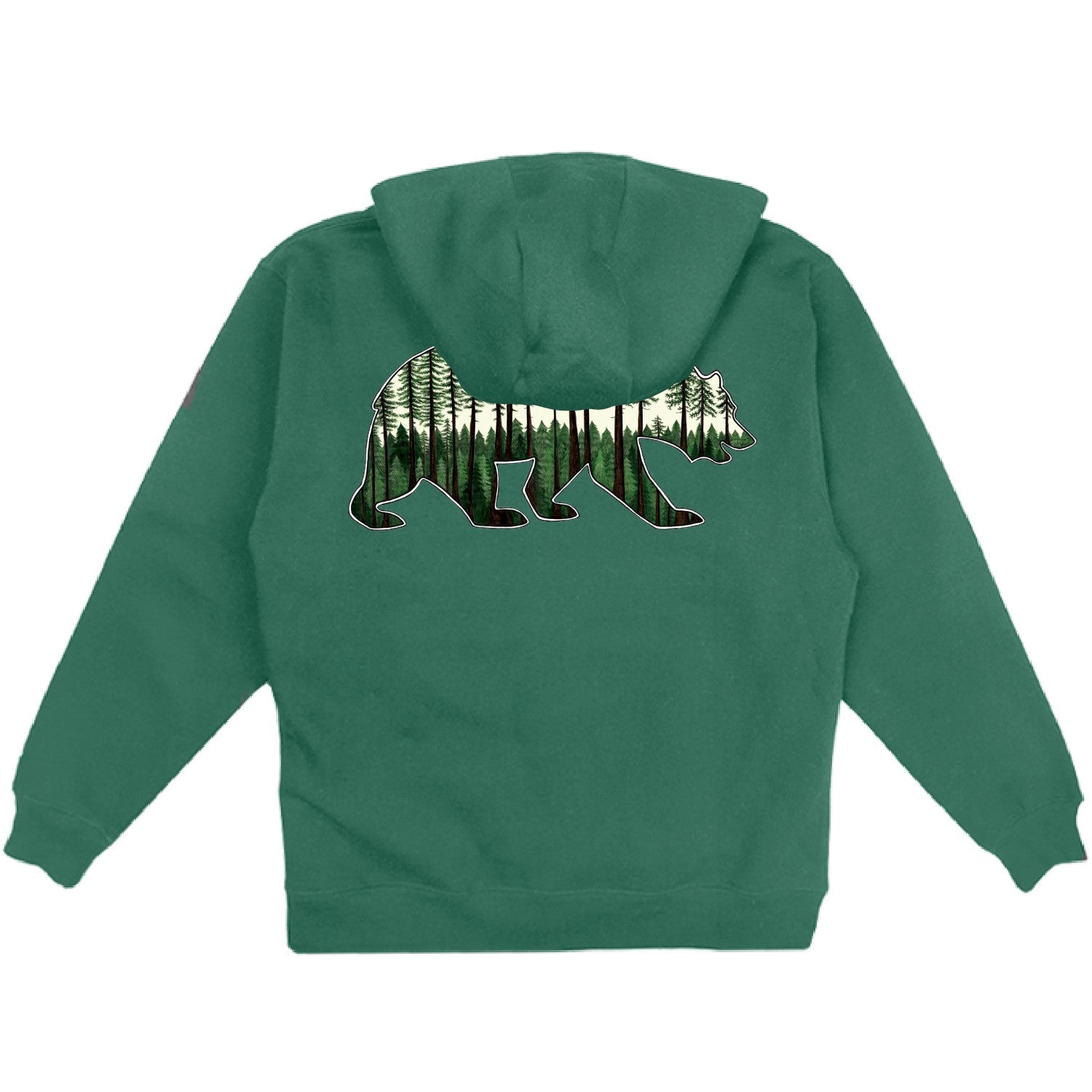 Youth Lab School Full Zip, Redwood Bear