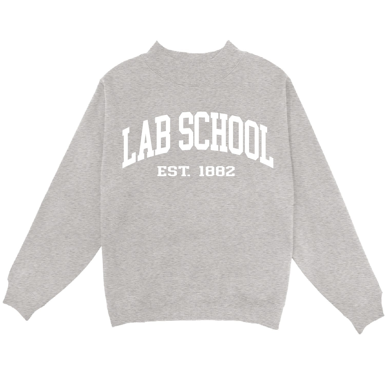 Ladies Lab School Mock Neck Sweatshirt