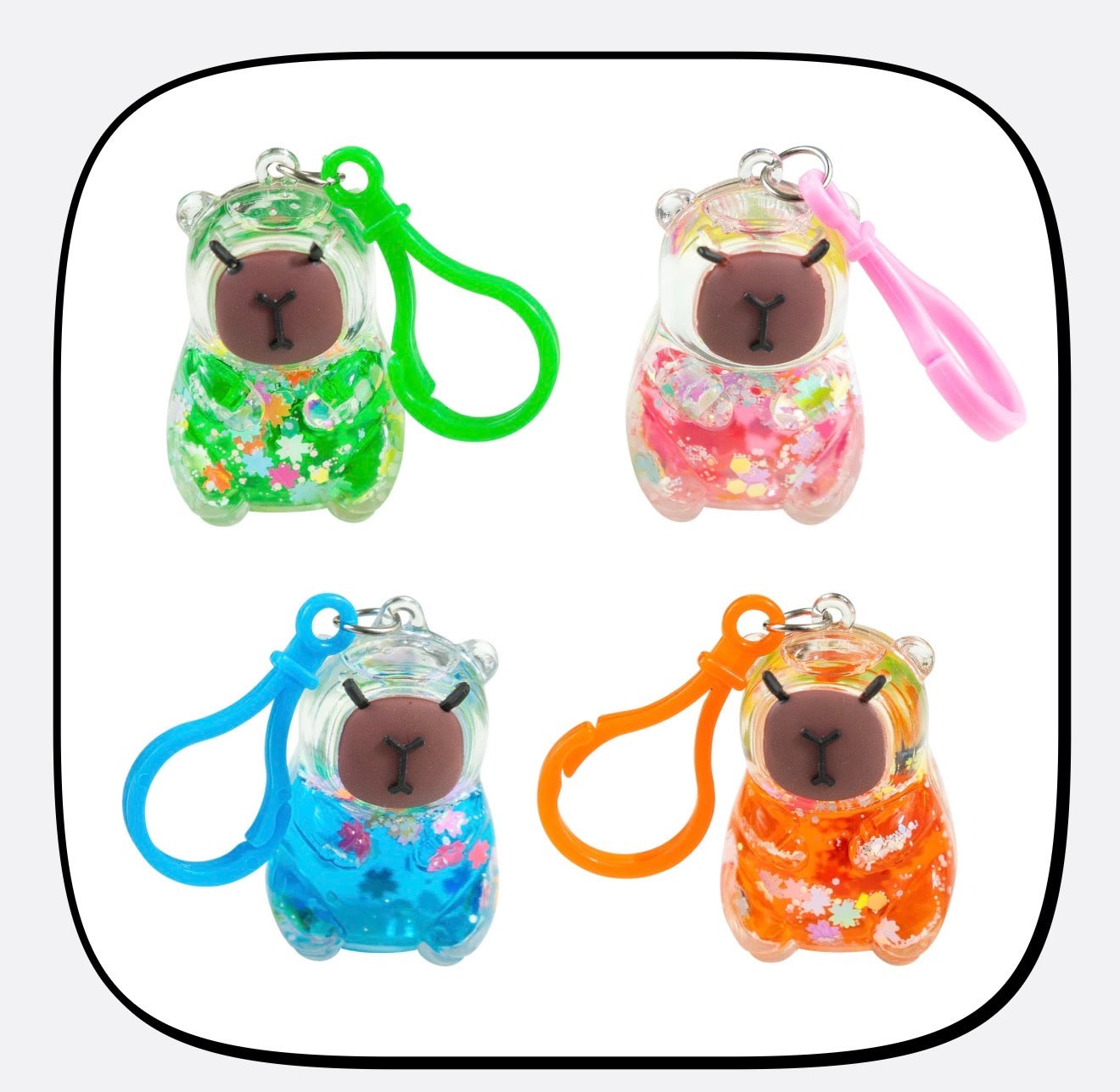 Capybara- Shimmer Shake (back pack buddy)